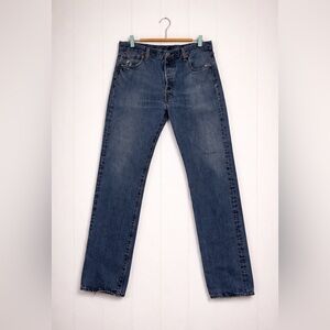 Levi’s 501 Original Fit Medium‎ Wash Straight Leg Jeans Men’s 36x34 Classic